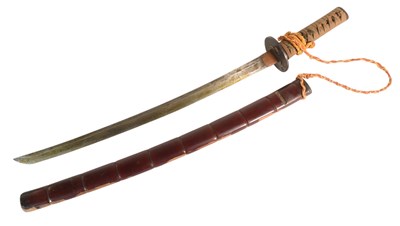 Lot 123 - 19TH CENTURY JAPANESE WAKIZASHI SWORD