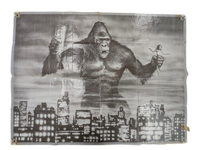 Lot 94 - LATE 20TH CENTURY BREAK MALT LIQUOR KING KONG ADVERTISING POSTER