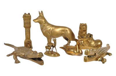 Lot 220 - LARGE COLLECTION OF 20TH CENTURY BRASS ITEMS