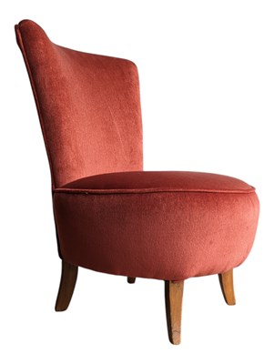 Lot 630 - VINTAGE 20TH CENTURY LADIES' BOUDOIR CHAIR