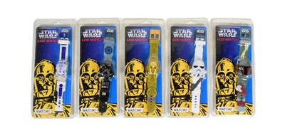 Lot 89 - STAR WARS - COLLECTION OF WATCHIT LCD WATCHES