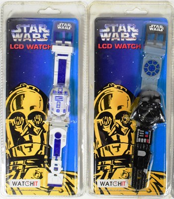 Lot 89 - STAR WARS - COLLECTION OF WATCHIT LCD WATCHES