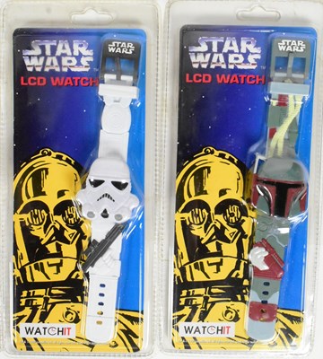 Lot 89 - STAR WARS - COLLECTION OF WATCHIT LCD WATCHES