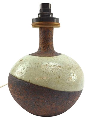 Lot 423 - WAISTEL COOPER POTTERY (1921-2003) - STUDIO ART POTTERY LAMP BASE