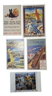 Lot 52 - FIVE NATIONAL RAILWAY MUSEUM & OTHER ADVERTISEMENT POSTERS