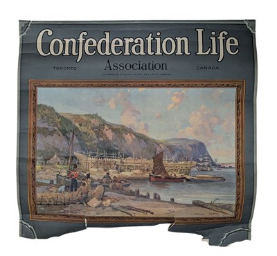 Lot 41 - CONFEDERATION LIFE ASSOCIATION - 20TH CENTURY ADVERTISING PRINT
