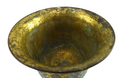Lot 50 - QING DYNASTY 18TH CENTURY CLOISONNE ENAMELED CUP 清 铜胎掐丝珐琅杯