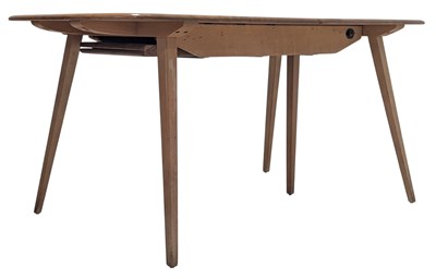 Lot 340 - ERCOL - WINDSOR RANGE - BEECH & ELM GRAND PLANK DINING TABLE