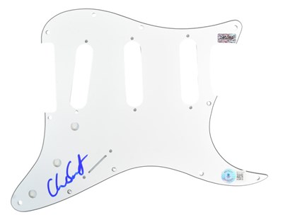 Lot 64 - CHAD SMITH - RED HOT CHILI PEPPERS - SIGNED SCRATCHPLATE - BECKETT