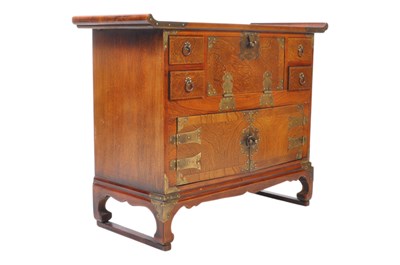 Lot 683 - SMALL PROPORTIONED CHINESE CHEST OF DRAWERS