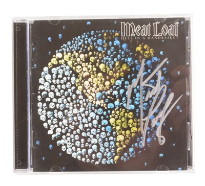 Lot 57 - MEATLOAF (SINGER) - AUTOGRAPHED HELL IN A HANDBASKET CD