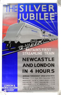 Lot 89 - RAILWAYANA - SILVER LINK LOCOMOTIVE POSTER