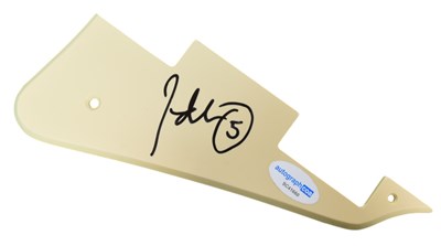 Lot 87 - JOHN 5 (GUITARIST) - SIGNED GUITAR SCRATCHPLATE - ACOA
