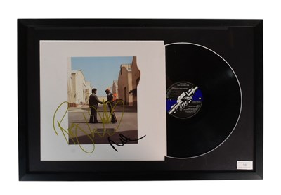 Lot 18 - PINK FLOYD (BAND) - WISH YOU WERE HERE - DUAL SIGNED LP