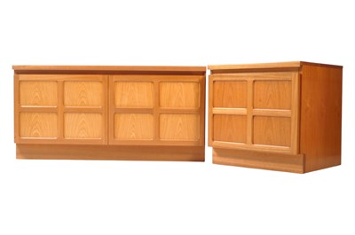 Lot 661 - NATHAN - TWO MID CENTURY TEAK SQUARES UNITS