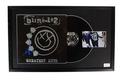 Lot 27 - MARK HOPPUS - BLINK 182 - AUTOGRAPHED VINYL RECORD