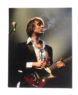 Lot 158 - PETE DOHERTY (THE LIBERTINES) - AUTOGRAPHED 8X10" PHOTOGRAPH