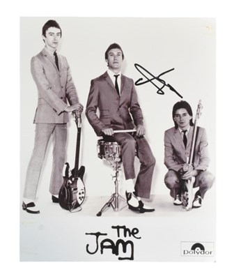 Lot 164 - RICK BUCKLER (D.2025) - THE JAM - AUTOGRAPHED 8X10" PHOTO