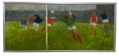 Lot 32 - LAWRENCE TOYNBEE (1922-2002) - UNTITLED FOOTBALL GAMER