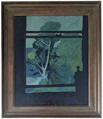 Lot 48 - DAVID SCOTT (20TH CENTURY) - UNTITLED WINDOW SCENE