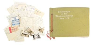 Lot 95 - WWII SECOND WORLD WAR GERMAN RAD PHOTO ALBUM
