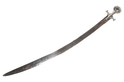 Lot 129 - 19TH CENTURY INDIAN TULWAR SWORD