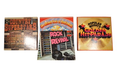 Lot 401 - THREE 20TH CENTURY ROCK AND COUNTRY LP VINYL RECORD BOX SETS