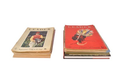 Lot 546 - A COLLECTION OF LEADER MAGAZINES FROM 1940S-50S
