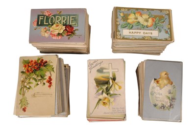 Lot 545 - LARGE COLLECTION OF EARLY 20TH CENTURY GREETING POSTCARDS