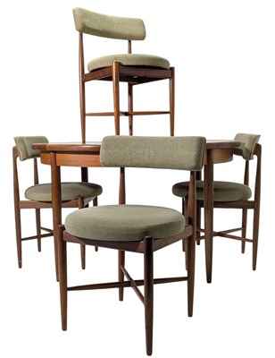 Lot 376 - VICTOR B WILKINS X G-PLAN - MID CENTURY FRESCO TEAK DINING TABLE & CHAIRS