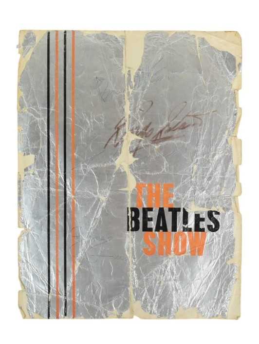 Lot 190 - THE BEATLES - SIGNED 'THE BEATLES SHOW' PROGRAMME COVER