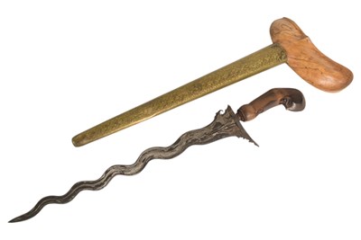 Lot 169 - EARLY 20TH CENTURY INDONESIAN KRIS DAGGER