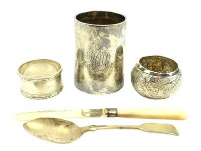 Lot 75 - COLLECTION OF 2OTH CENTURY HALLMARKED SILVER PIECES & OTHERS