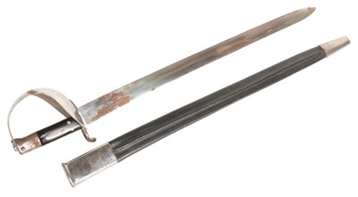 Lot 156 - 19TH CENTURY BRITISH 1859 PATTERN NAVAL CUTLASS BAYONET