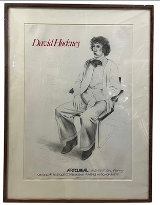 Lot 10 - DAVID HOCKNEY (B. 1937) - ARTCURIAL, PARIS, 1979 - SIGNED