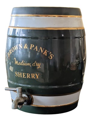 Lot 32 - BROWN & PANK'S MEDIUM DRY CERAMIC BARRELL