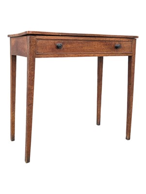 Lot 1039 - EDWARDIAN MAHOGANY CONSOLE TABLE