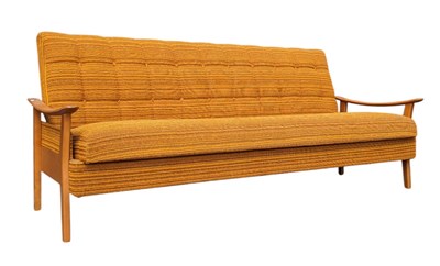 Lot 801 - BRITISH MODERN DESIGN - RETRO MID CENTURY TEAK DAY BED