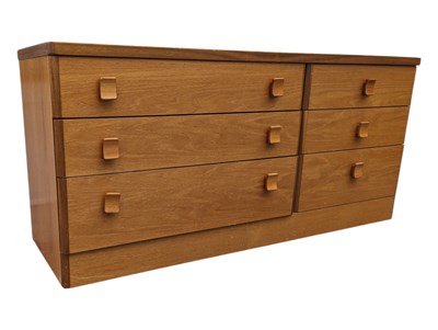 Lot 804 - STAG - CANTATA RANGE - TEAK SIDEBOARD CHEST OF DRAWERS