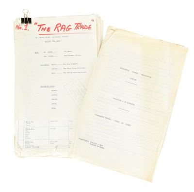 Lot 25 - THE RONALD WOLFE COLLECTION – THE RAG TRADE