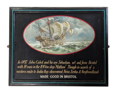 Lot 83 - MODERN JON CABOT PAINTED WOODEN SIGN