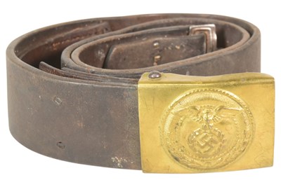 Lot 134 - A WWII SECOND WORLD WAR GERMAN SA UNIFORM BELT