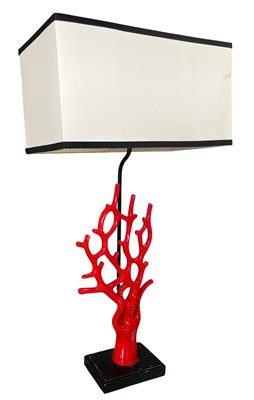 Lot 237 - CONTEMPORARY DESIGN CORAL SHAPED DESK TABLE LAMP