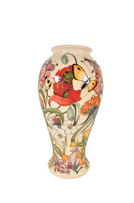 Lot 2 - MOORCROFT, ENGLAND - LIMITED EDITION FAMILY FLOWERS VASE