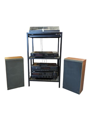 Lot 404 - DENON/DUAL/BANG & OLUFSEN - VINTAGE HI-FI STACKING SYSTEM