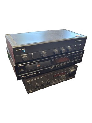 Lot 400 - DENON / ALPHA / TECHNICS - VINTAGE HI-FI EQUIPMENT