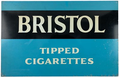 Lot 68 - BRISTOL TIPPED CIGARETTES - ADVERTISING TIN SIGN