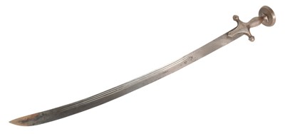 Lot 107 - 19TH CENTURY INDIAN TULWAR SWORD