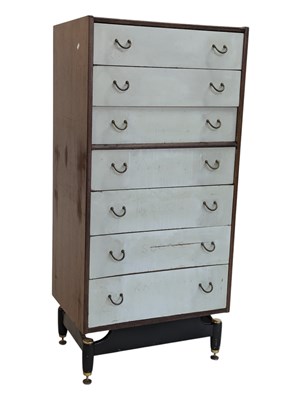Lot 817 - G PLAN - LIBRENZA RANGE - MID CENTURY 1950S TEAK CHEST OF DRAWERS