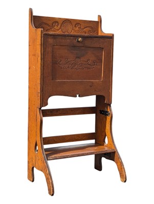 Lot 994 - 1920S ARTS & CRAFTS OAK STUDENT BUREAU